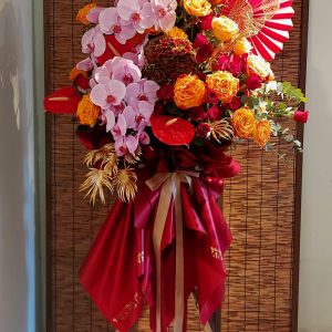 BA641 紅掌+蝴蝶蘭+配花